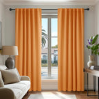 Deconovo Extra Long Blackout Curtains W52 x L108 Inch, 1 Pair, Back Tab and Rod by Deconovo