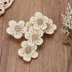 KLOGTSIND Flower Curtain Tiebacks, 6 Pack Boho Curtain Ties Elegant Three - Image 5