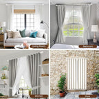 1” Diameter Curtain Rods Itself is 30 to 144 inch 2 Pack Fit 30-142 inch - Image 7
