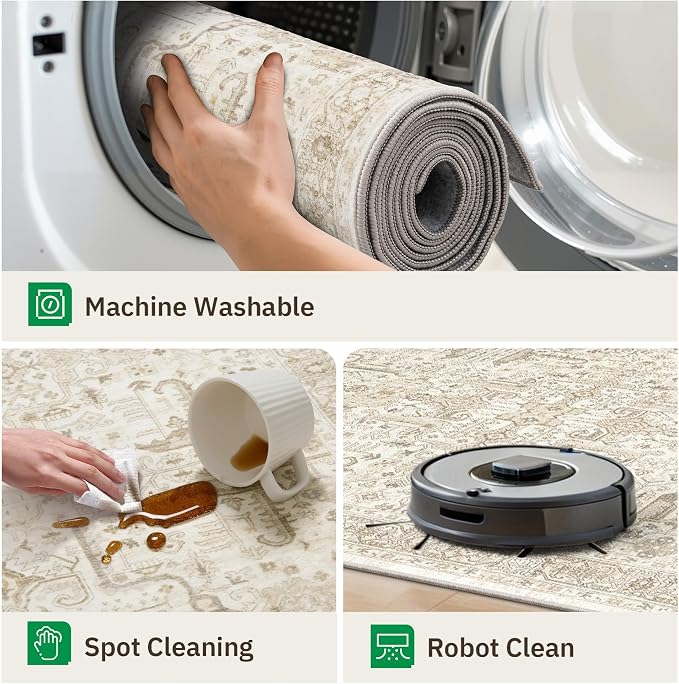 Washable 2x8 Runner Rug - Image 4