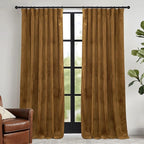 RYB HOME Velvet Blackout Curtains by RYBHOME