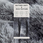 Bedsure GentleSoft Fluffy Fuzzy Faux Fur Throw Blanket - Image 2