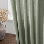 Nanspring Desert Sage Linen Curtains 108 Inches Long - Image 4