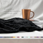 Exclusivo Mezcla Plush Fuzzy Fleece Bed Blanket King Size, Super Soft, Fluffy - Image 7
