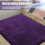 6x9 Fluffy Area Rug for Living Room, Shag Area Rugs for Bedroom - Image 6