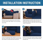 H.VERSAILTEX 3 Piece Stretch Sofa Covers - Image 7