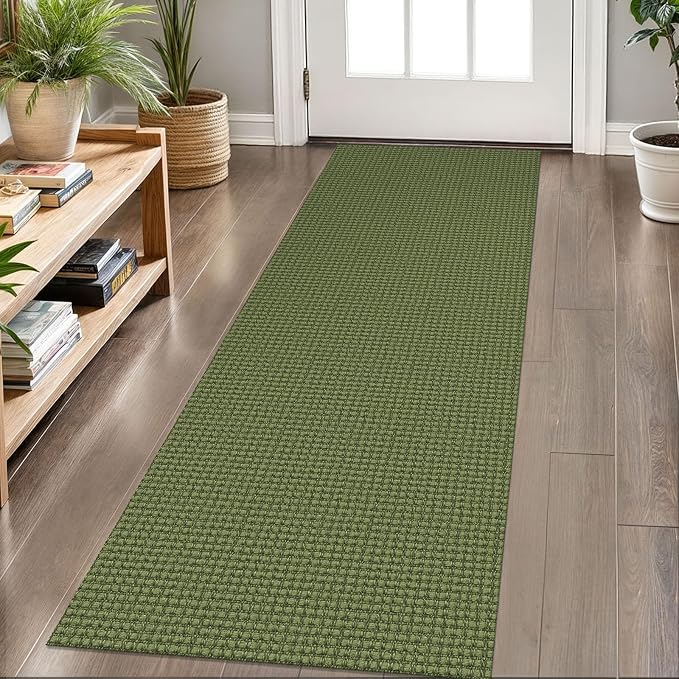 KOZYFLY Runners for Hallways 2x6 ft Washable Kitchen Runner Non Slip Rubber by KOZYFLY