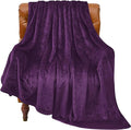 BEDELITE Fleece Blanket Twin Size Purple Throw Blankets by BEDELITE