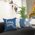 YCOLL Pillow Covers 20x20 Set of 4, Modern Sofa Throw Pillow Cover, Decorative - Image 6