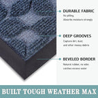 Bulijojo Sturdy Front Entrance Doormats, Durable Heavy Duty Welcome Mat - Image 3