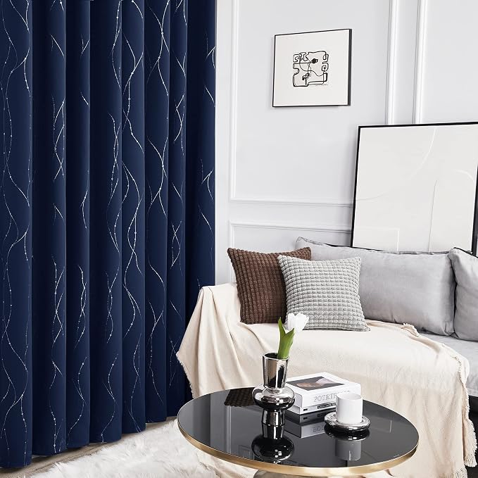 Deconovo Blackout Curtains, Thermal Insulated Noise‑Reducing Grommet Drapes - Image 5