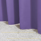 NICETOWN Lilac Purple Blackout Curtains 102 inches Long, Grommet Thermal - Image 6