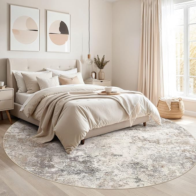 UERMEI 8ft Round Area Rug Living Room Rugs - Image 2