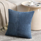 Fancy Homi 2 Packs Dusty Blue Big Decorative Throw Pillow Covers 24x24 Inch - Image 2
