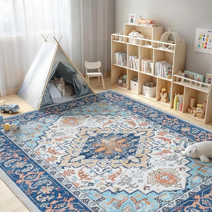 Lofus 8x10 Area Rugs for Living Room, Washable Area Rug, Rugs for Bedroom - Image 4