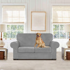 WEERRW Velvet Couch Covers for 2 Cushion Couch Sofa - Image 2