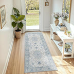 Area Rugs 3'x8' Runner Rug Non Slip Washable by RELEANY