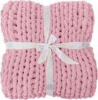 Bigacogo Chunky Knit Throw Blanket - Image 7