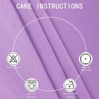 LEMOMO Lavender Blackout Curtains 52 x 63 Inch Length/Set of 2 Curtain - Image 4