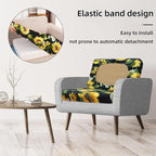 8Pcs Stretch Patio Cushion Covers, Outdoor Couch Covers Replacement, Outdoor - Image 5