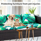8 Pcs Stretch Patio Cushion Covers, Outdoor Couch Covers Replacement, Outdoor - Image 6