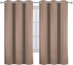 LEMOMO Cappuccino Thermal Blackout Curtains/38 x 63 Inch/Set of 2 Panels Room - Image 2