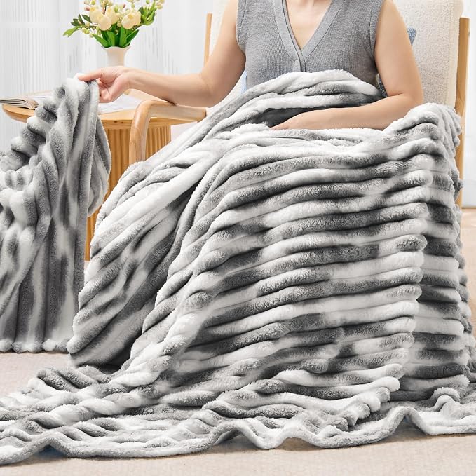 BEDELITE Twin Blanket for Couch & Bed, 300GSM Soft & Warm Fleece Blanket - Image 8