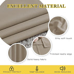 NICETOWN Taupe Window Treatments 66 inch Length 2 Panels Set, Grommet Blackout - Image 3