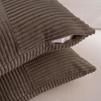 Fancy Homi 2 Packs Dark Brown Lumbar Decorative Throw Pillow Covers 16x26 Inch - Image 3