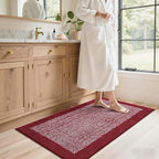 48x24 Long Bathroom Rugs Washable Non Slip, Soft Absorbent Quick Dry Mats - Image 3