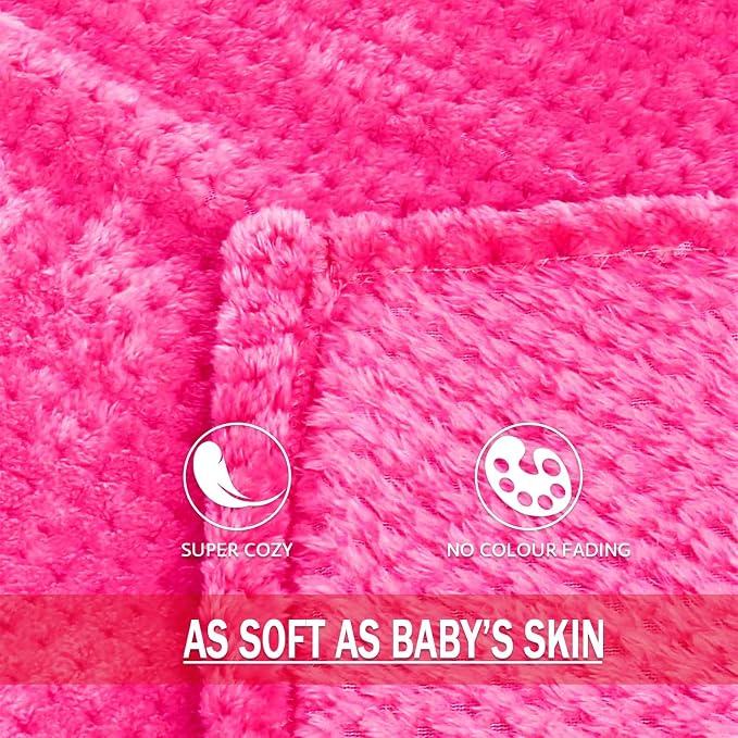 Exclusivo Mezcla Fleece Bed Blanket Queen Size, Super Soft and Warm Blankets - Image 8