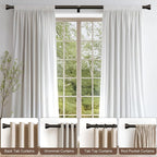 Lootkell 2 Pack Modern Brown Curtain Rods Set - Image 3