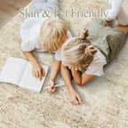 6x9 Area Rug for Living Room Floral Washable Non-Slip Modern Rugs for Bedroom - Image 5