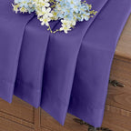 Purple Window Sheer Curtains 45 Inches Length, Voile Short Curtains - Image 8