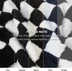 Bedsure GentleSoft Checkered Twin Blanket - Image 8