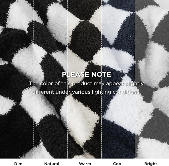 Bedsure GentleSoft Checkered Twin Blanket - Image 8