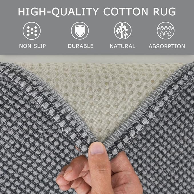 KOZYFLY Long Runners for Hallways 2x12 ft Washable Kitchen Runner Non Slip - Image 6