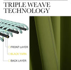 NICETOWN Window Curtains Blackout Drapes, 1 Pair, 52 by 84-Inch, Thermal - Image 3