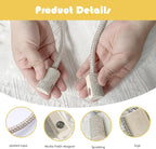 SRG Handmade Magnetic Curtain Tiebacks 2 Pack Sparkling Glass Wrapped Wooden - Image 4