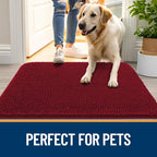 OLANLY Dog Door Mat for Muddy Paws 36x24, Absorbs Moisture and Dirt, Absorbent - Image 6