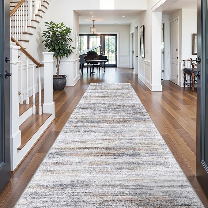 Large Runner Rugs for Hallway 4x20: Non-Slip Washable Wide Carpet - Image 2
