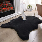Ashler HOME DECO Ultra Soft Faux Rabbit Fur Chair Couch Cover Area Rug by AshlerHomeDeco