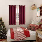 BGment Christmas Red Blackout Curtains - Image 2