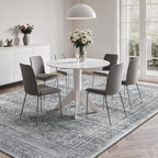 Lofus 5x7 Area Rug for Living Room, Soft Neutral Carpets for Bedroom Dining - Image 3