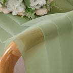 Chyhomenyc Light Green Sheer Curtains 63 Inches Long 2 Panels Set- Light - Image 4