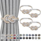 NICEEC 4 Pack Mini Magnetic Curtain Tiebacks Nordic Simple Style Drape Tie by NICEEC