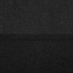 DWCN Black Sheer Curtains Semi Transparent Voile Rod Pocket Curtains - Image 5