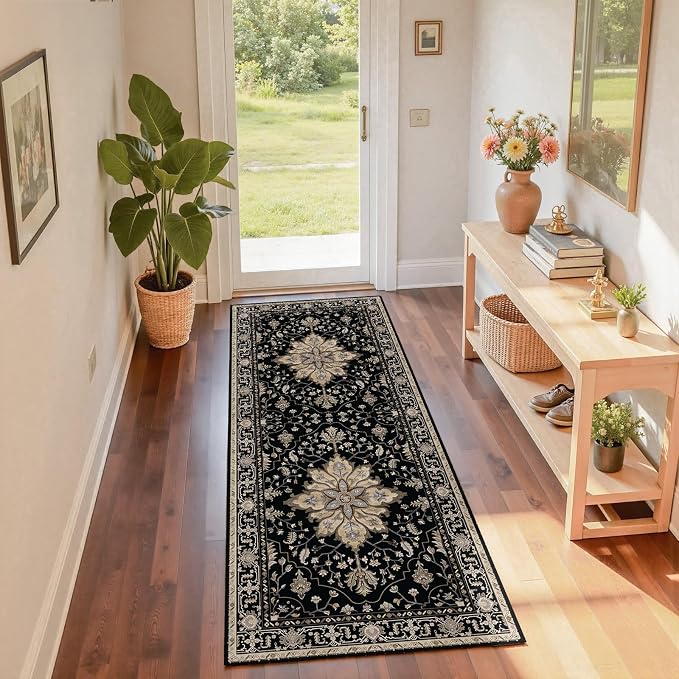RELEANY Area Rugs 2'x6' Runner Rug Non Slip Washable by RELEANY