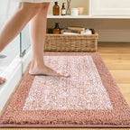36x24 Large Bathroom Rugs Washable Non Slip, Soft Absorbent Quick Dry Mats - Image 2