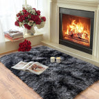 Pionblank Fluffy Small Rug for Bedroom 2x3 Feet, Shag Soft Area Rug, Modern - Image 3